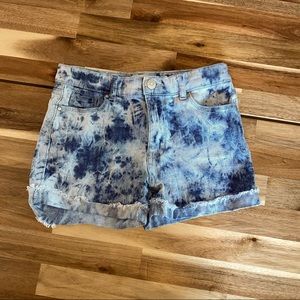 Jordache tie-dyed shorts